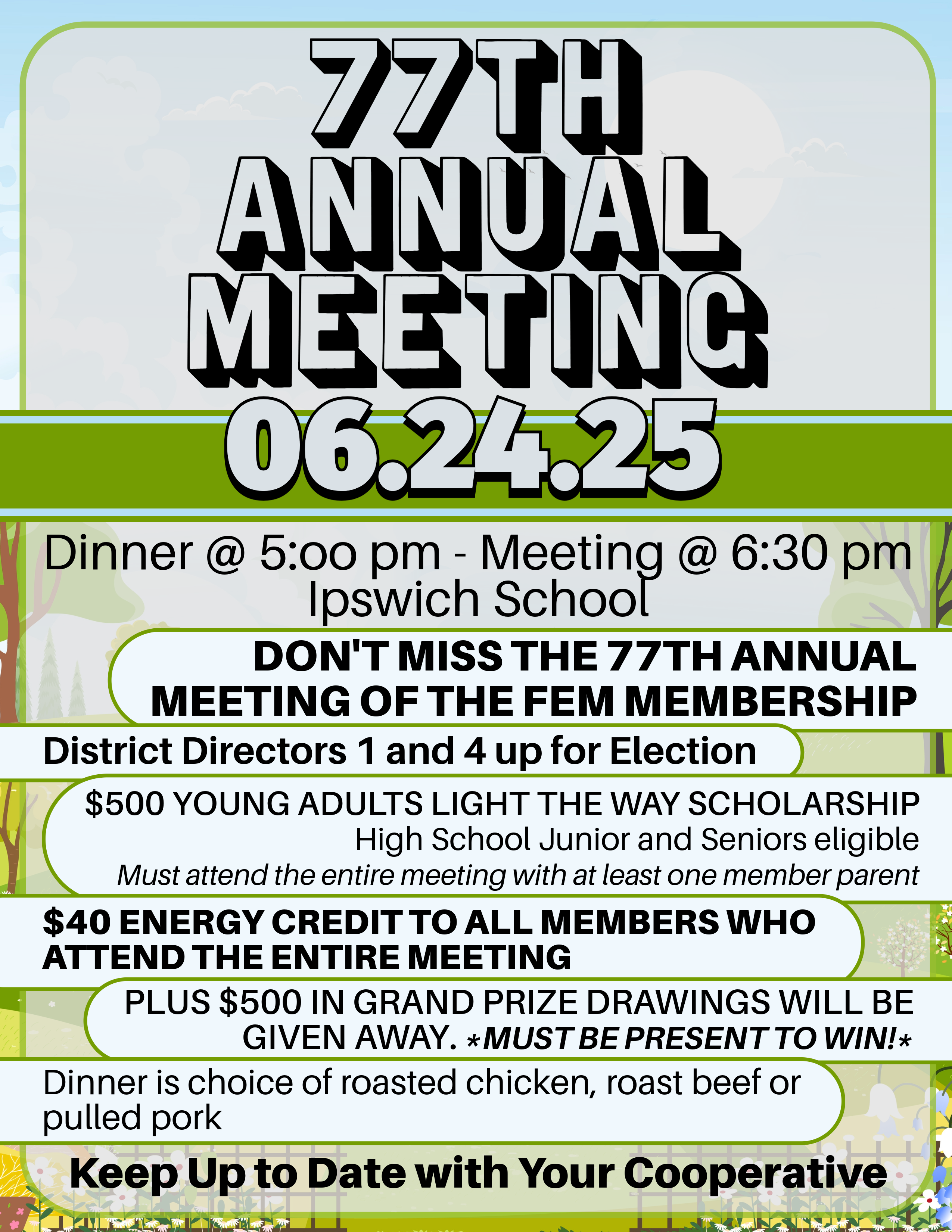 2025 Annual Meeting Flyer