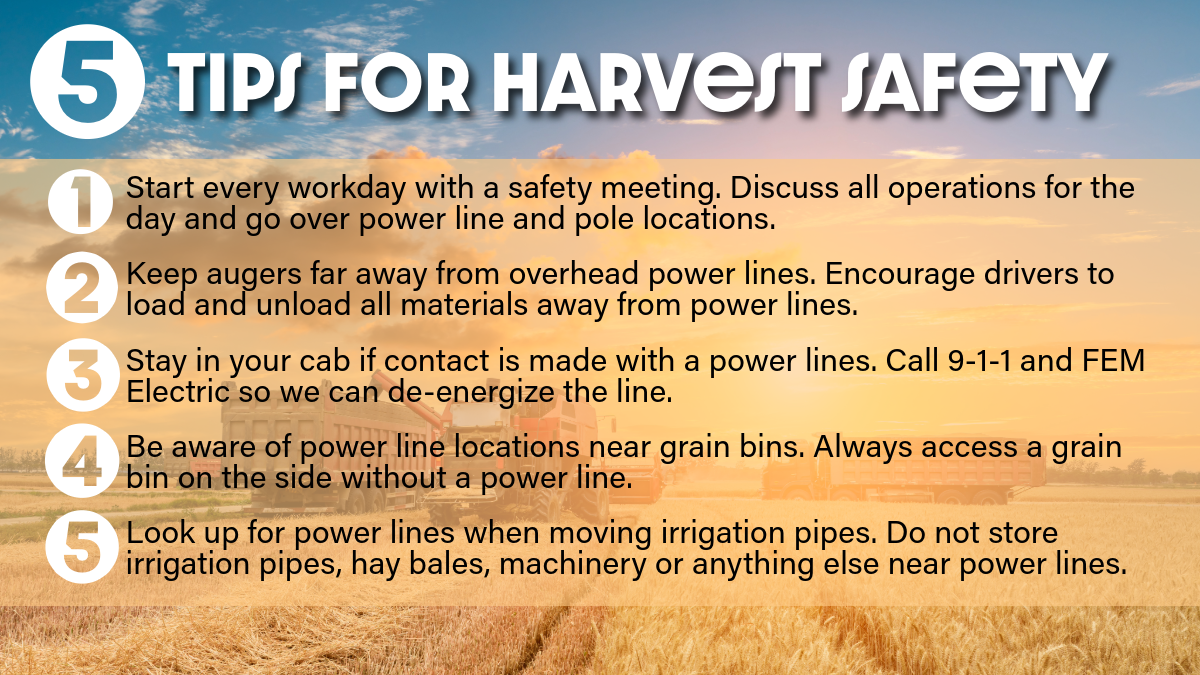 5 harvest safety tips