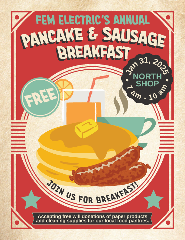 2025 Pancake Breakfast Flyer